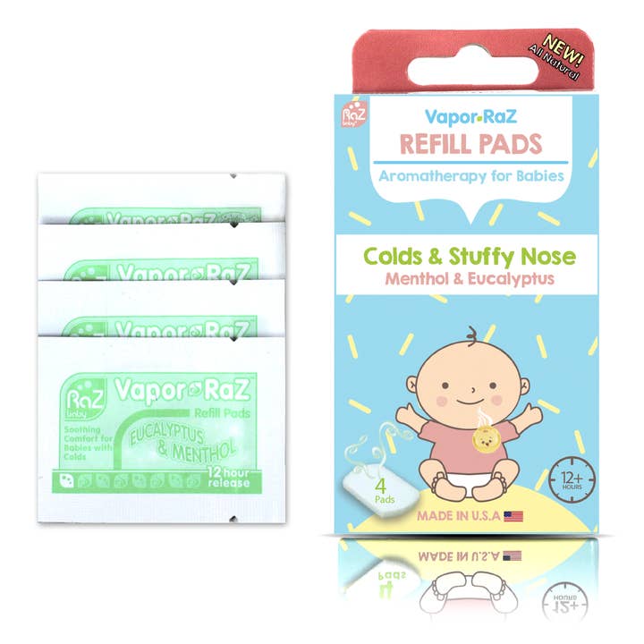 RaZbaby - Wholesale Aromatherapy Inhaler - Vapor-RaZ Refills - Menthol & Eucalyptus - Cough and Cold
