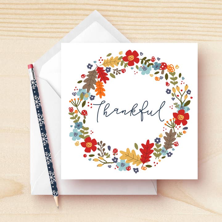 Carte de couronne de gratitude pour la vente par Kathrin Legg