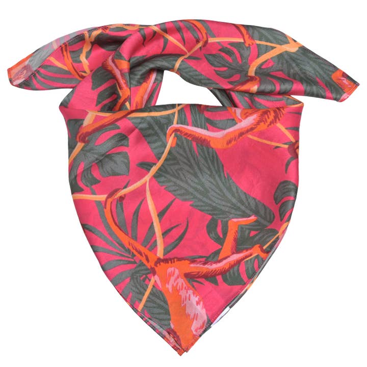 Sidensjal Monkey-cs i hallon för wholesale av cute stuff GmbH