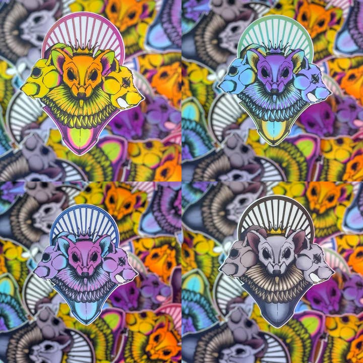 Lunga vita al re dei topi, adesivo in vinile. per la vendita all'ingrosso da parte di Thwwip Stickers