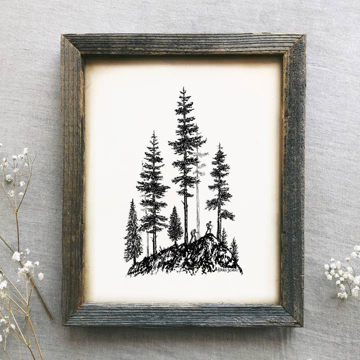 Forest Wandering Art Print for wholesale by Kaari & Co.