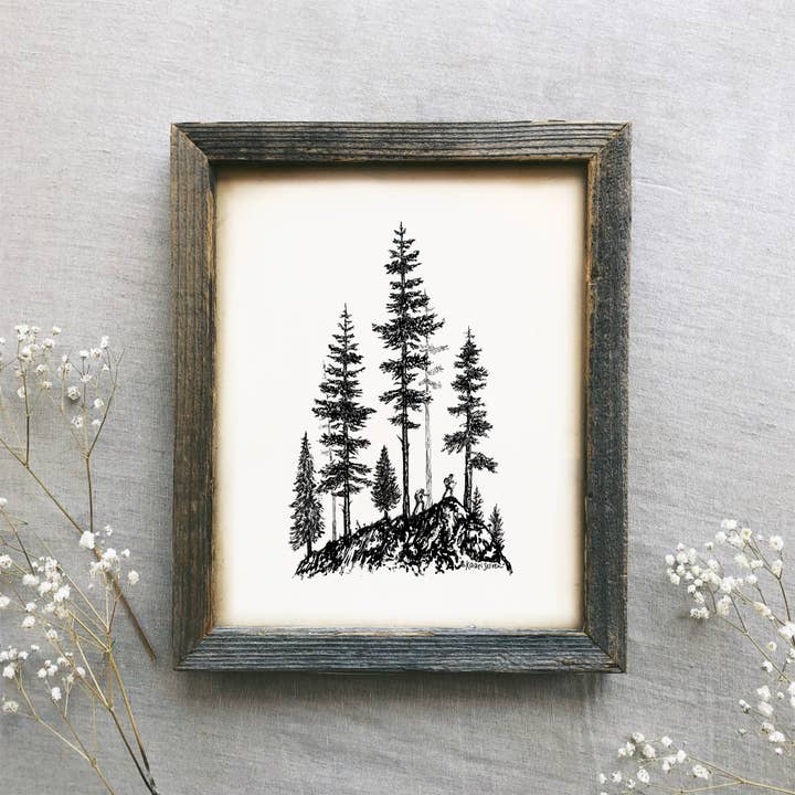 Forest Wandering Art Print for wholesale by Kaari & Co.