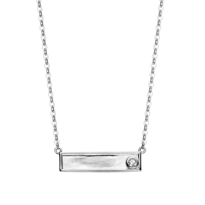 Vitt guld pläterad Neklace (2205) för wholesale av Rachel Glauber