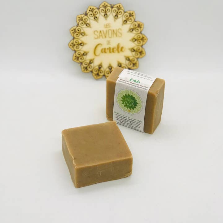 Les savons de Carole - Wholesale Bar Soap - L'Ado, handmade natural soap, facial imperfections1