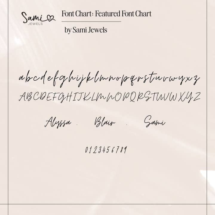 Sami Jewels - Wholesale Halskettinghanger - Aangepaste naam ketting8