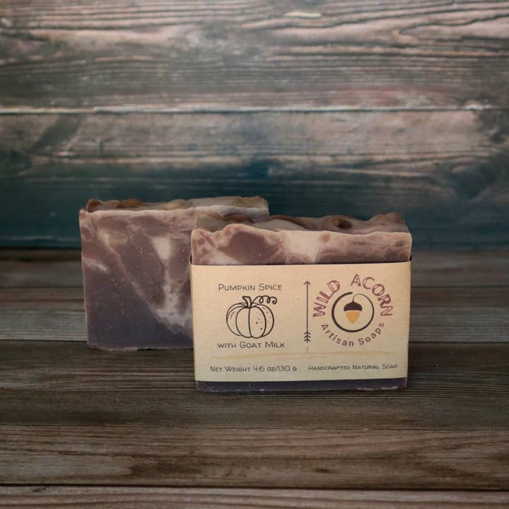 Wild Acorn Artisan Soaps LLC - Wholesale Bar Soap - Pumpkin Spice Soap with Goat Milk3