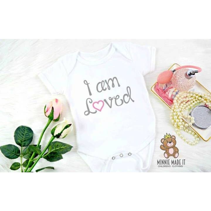 I Am Loved pink for wholesale by Minnie Made It
