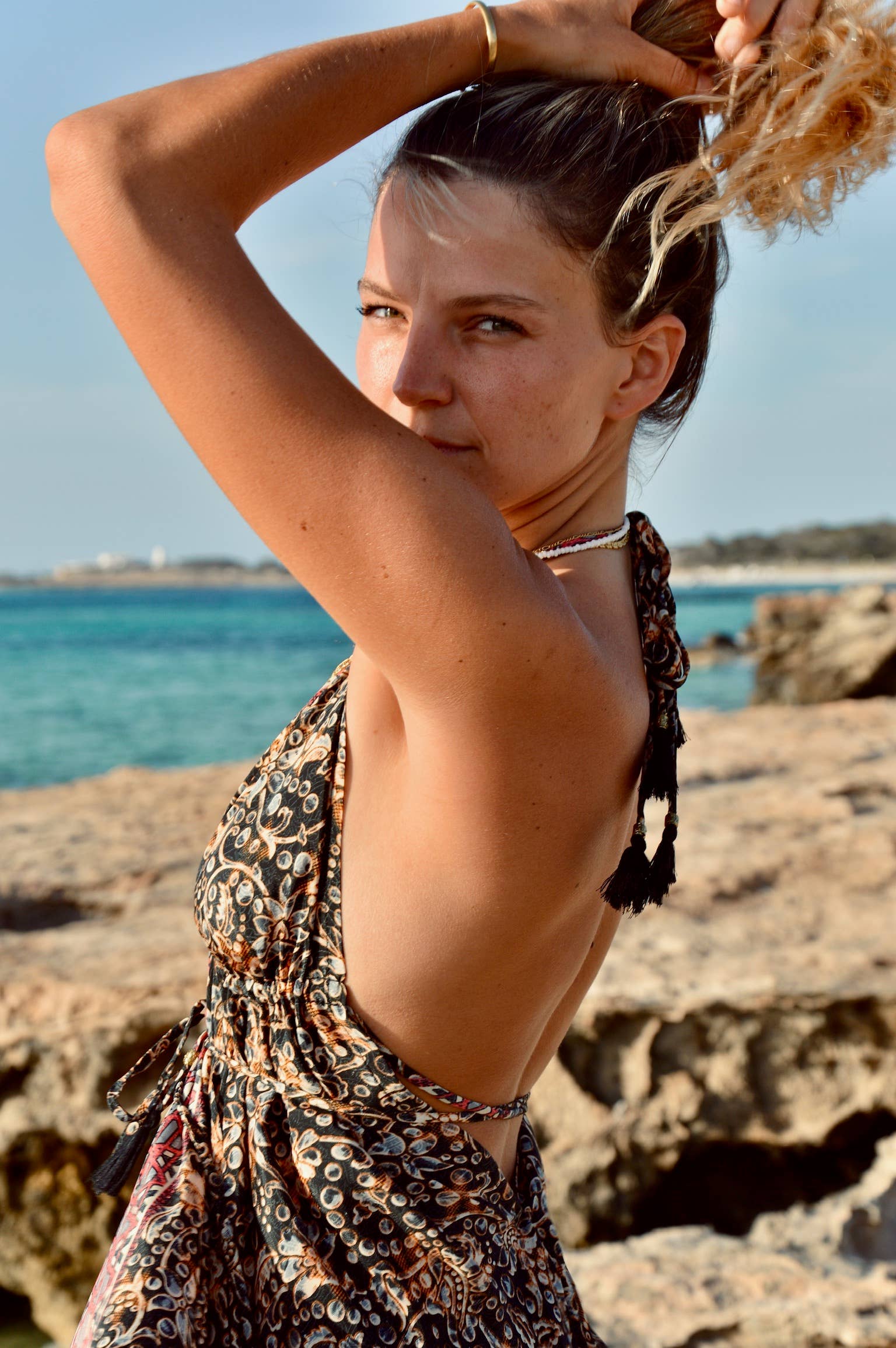 Arena Formentera - Wholesale Dress - Women's - Sale! Bohemian dress with neckline. Last collection10