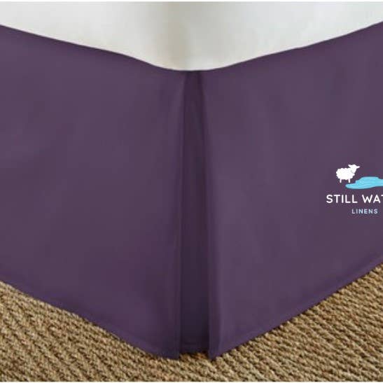 Still Water Linens - Wholesale Bedskirt - Pleated Solid Bed Skirt
6