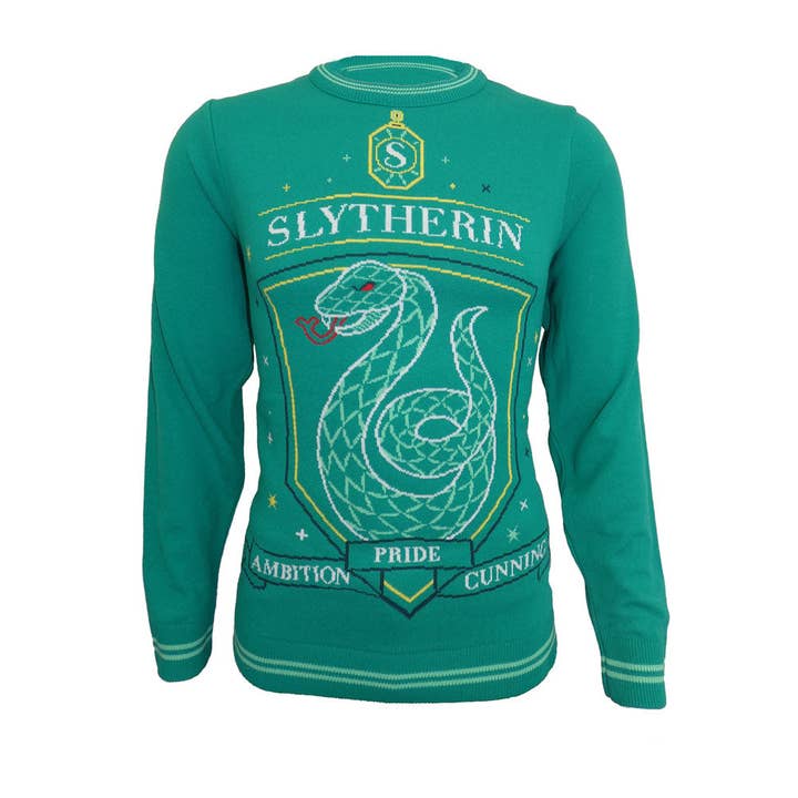 Heroes Inc. Europe B.V. – wholesale Sweatshirt med tryck - Unisex – Harry Potter Slytherin BCD stickad tröja
