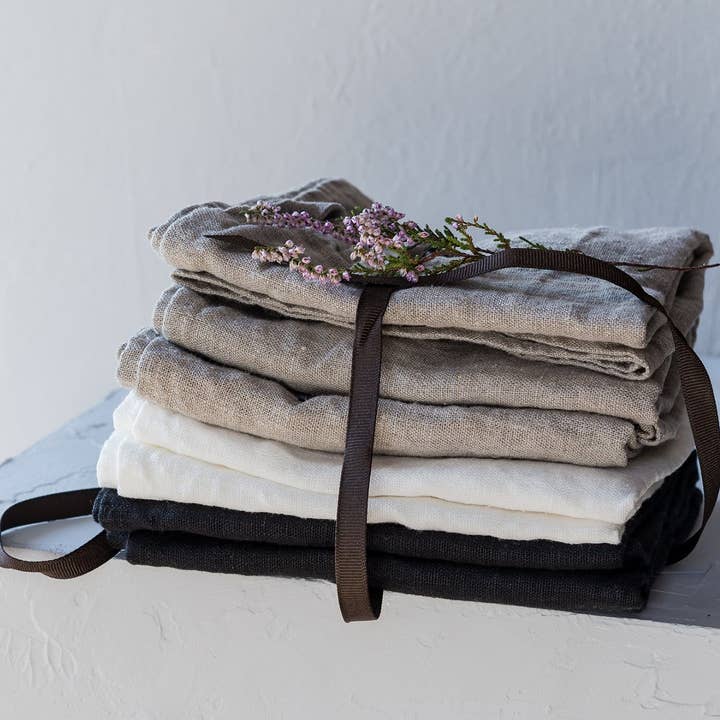 Rough Linen - Wholesale Tea Towel - Orkney Linen Set of Seven Tea Towels