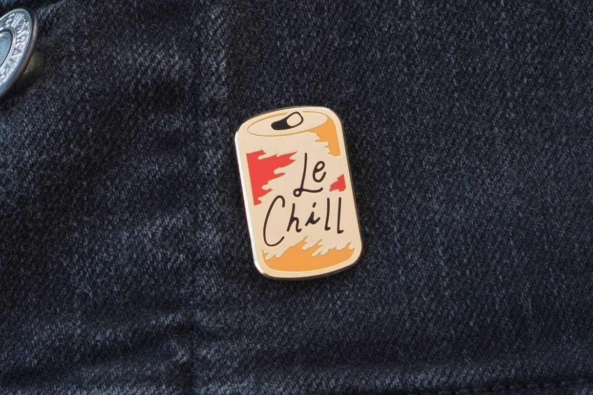 Everyday Olive - Wholesale Lapel Pin/Button - Le Chill Pin1