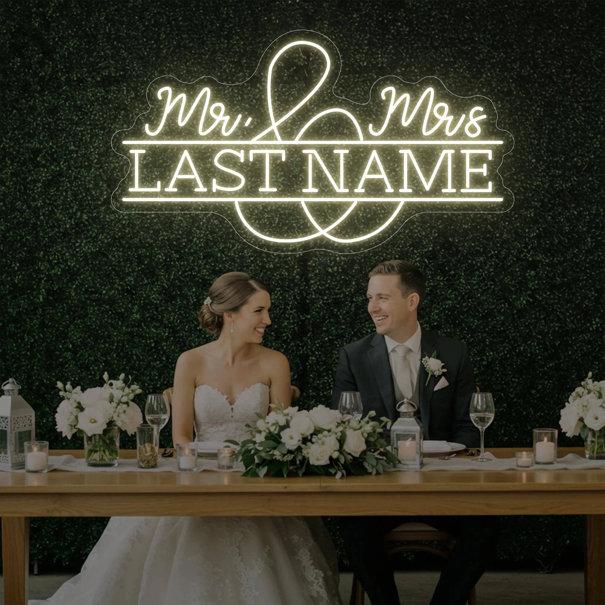 Light Your Way - Wholesale Neon Sign - Wedding Last Names Custom Neon Sign V61