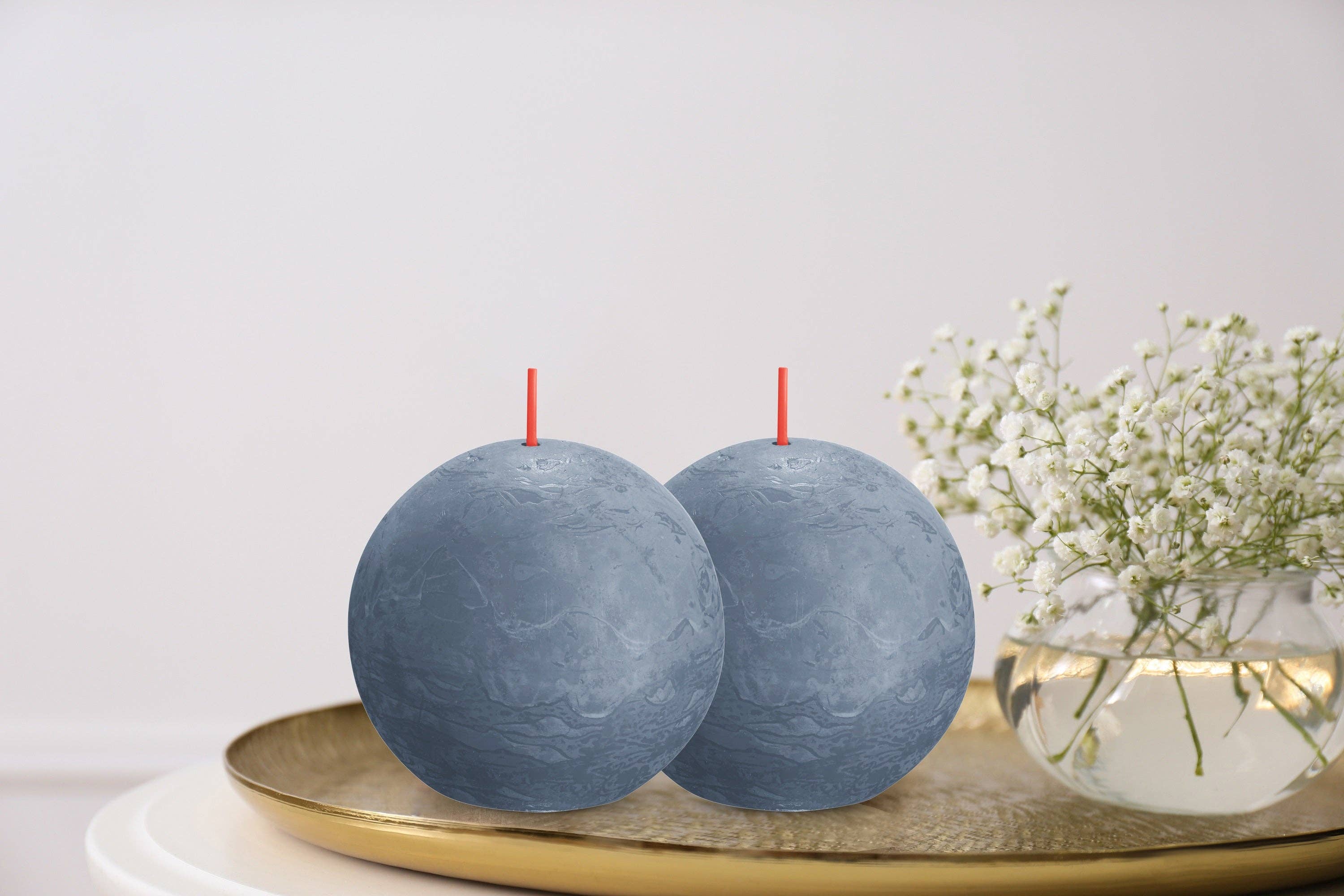 BOLSIUS – Velas de decoração por atacado – 6 Velas rústicas 3" - Inperfuted - Natural - Eco-Friendly - Cera Plant-Based - **Vendido Individualmente173