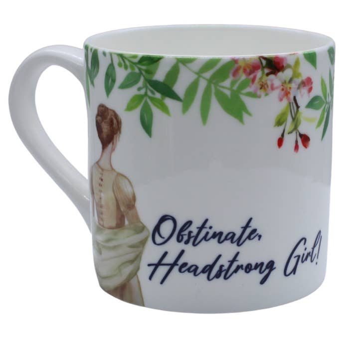 Mustard & Gray Ltd - Wholesale Coffee mug - Obstinate, Headstrong Girl! (Jane Austen) 350ml Mug