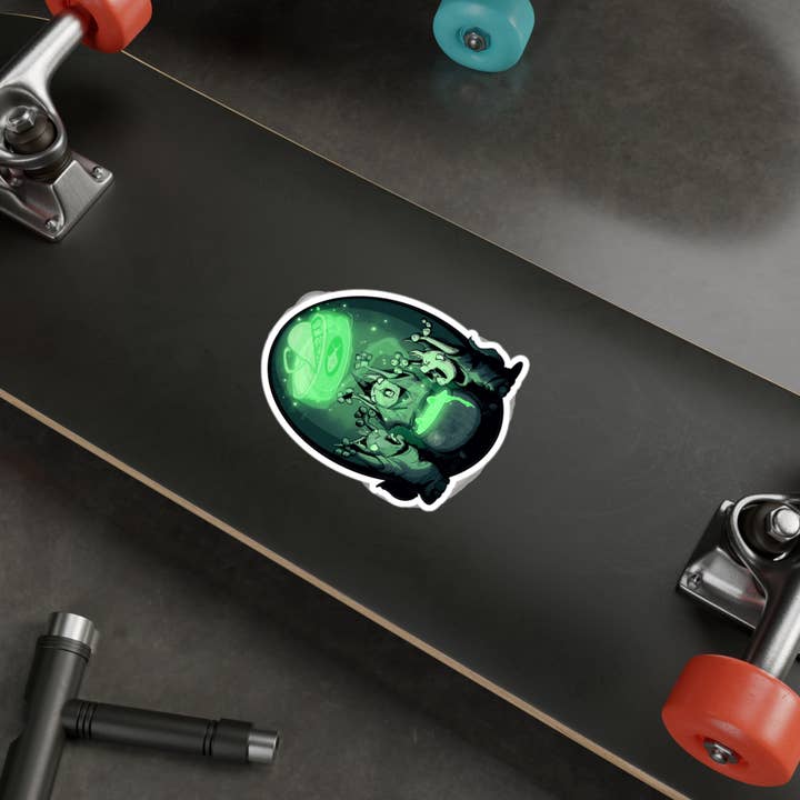 LVB Art - Vendita all'ingrosso Adesivo - Adesivo in vinile sagomato Cat Coven18