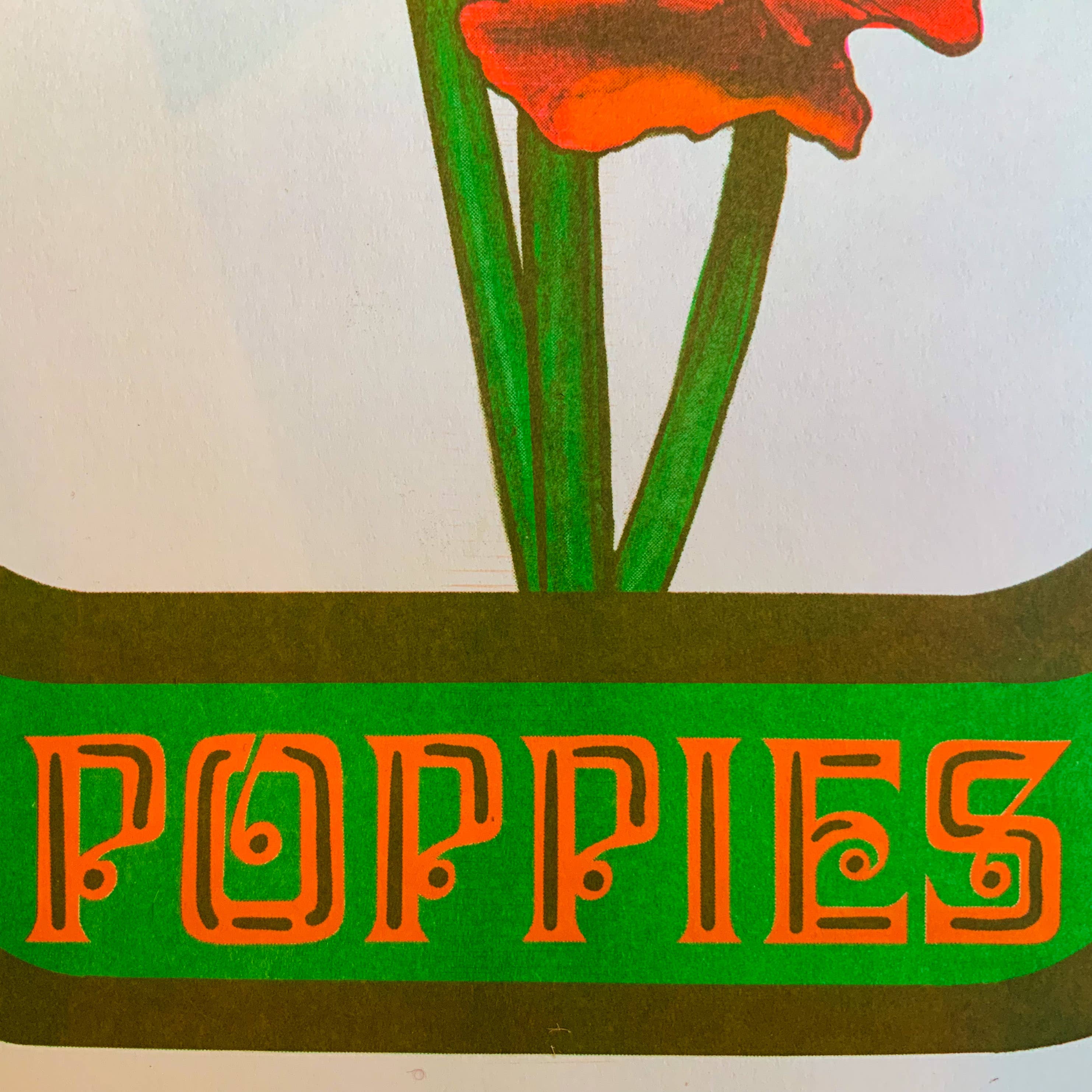 Psychedelic Lens - Wholesale Art Print - Poppy Risogprah Print3