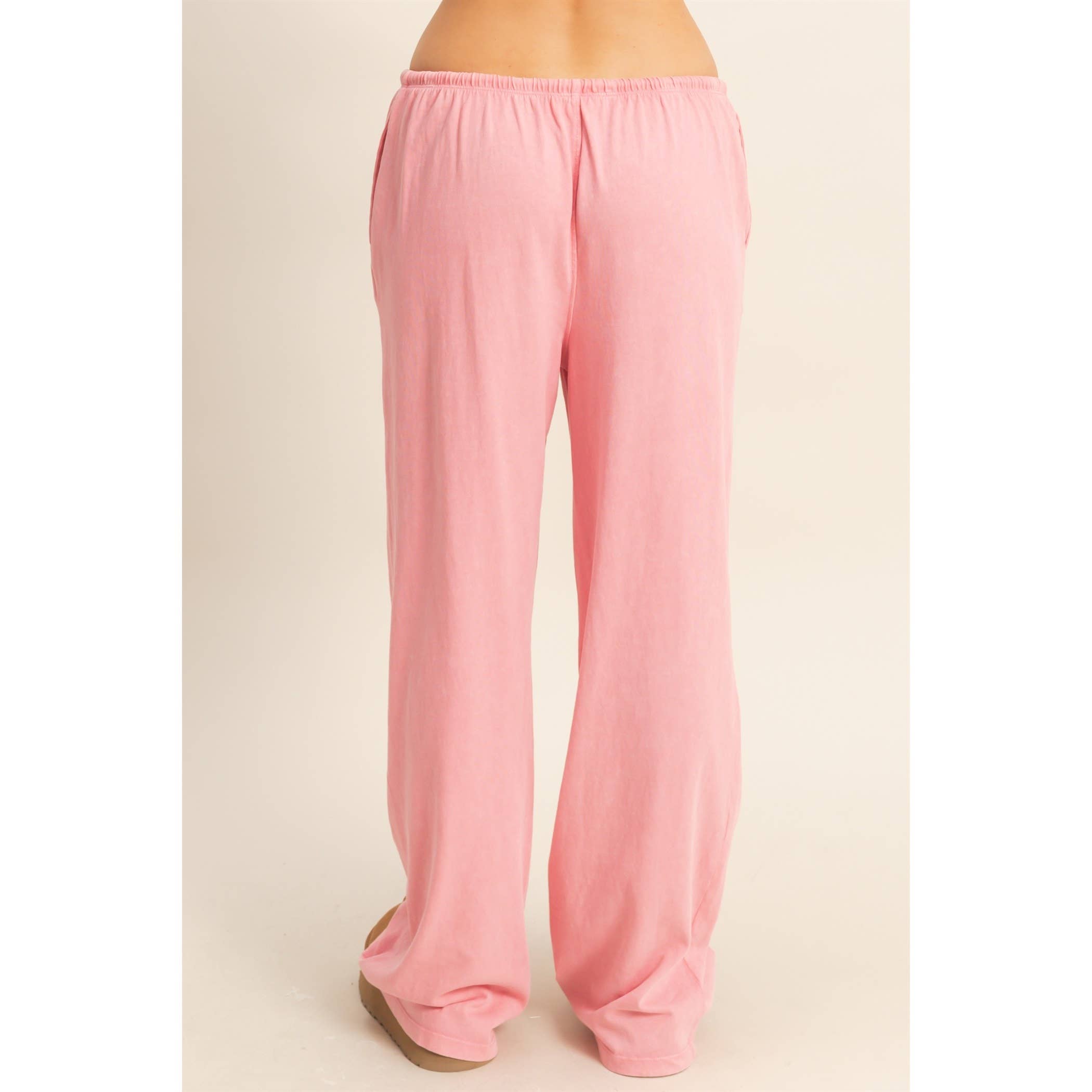 Double Zero - Vendita all'ingrosso Pantaloni sportivi/da jogging loungewear - Donna - Pantaloni rilassati a vita con coulisse lavati con minerali36