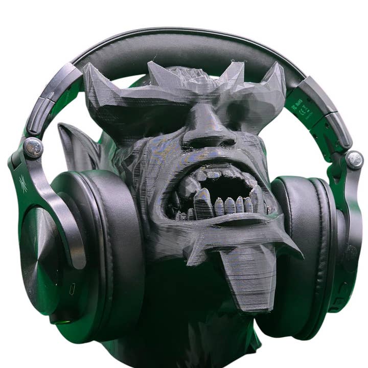 Support de casque Monster Head – Porte-casque unique pour les joueurs, décoration de configuration PC, accessoire de bureau effrayant et cool, cadeau pour gamer pour la vente par PerfectionIn3D