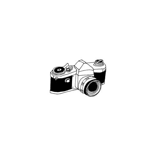 Tattly - Wholesale Temporary Tattoo - Classic Camera Tattoo Pair0