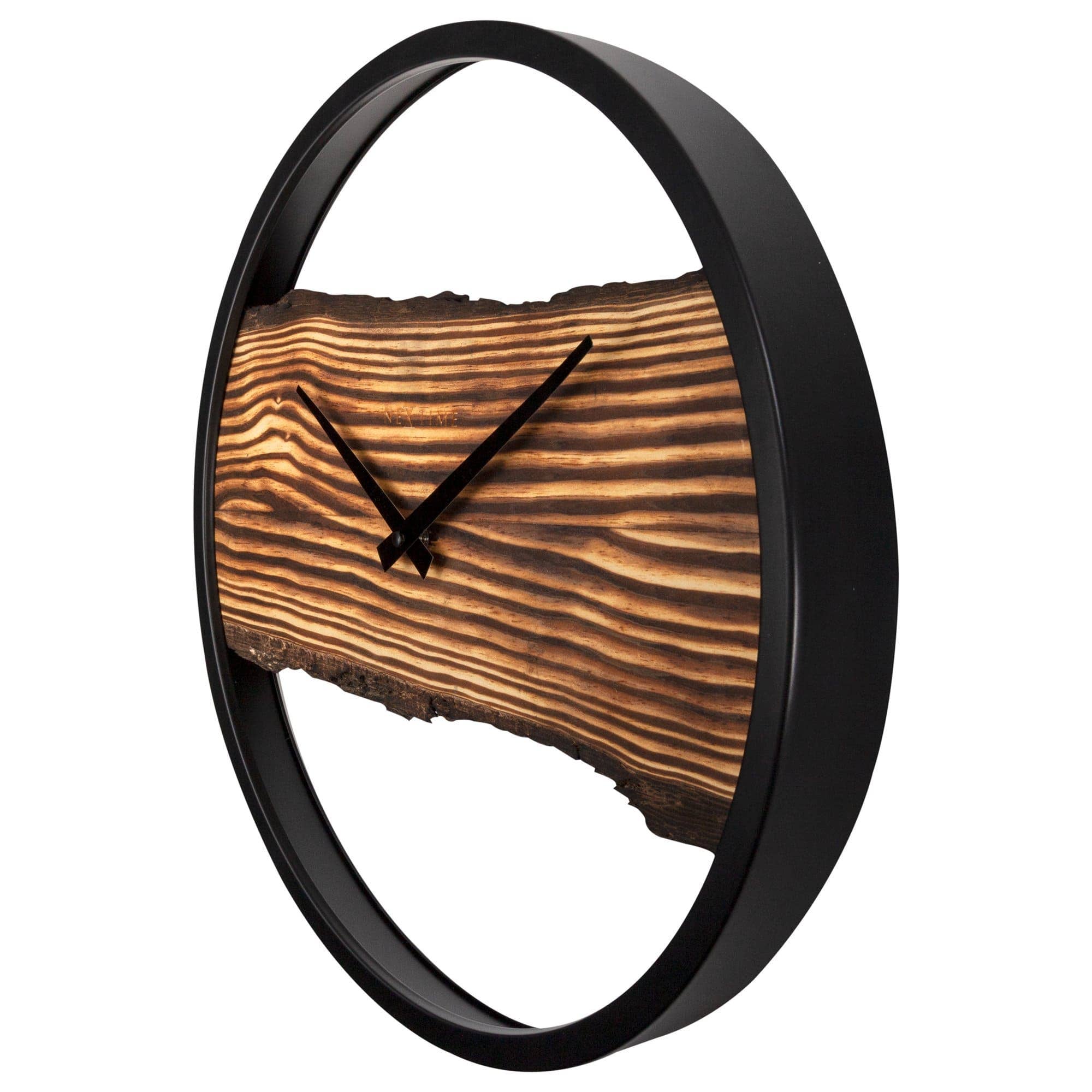 NeXtime - Wholesale Wall Clock - Forest Metal & Solid Wood Wall Clock6