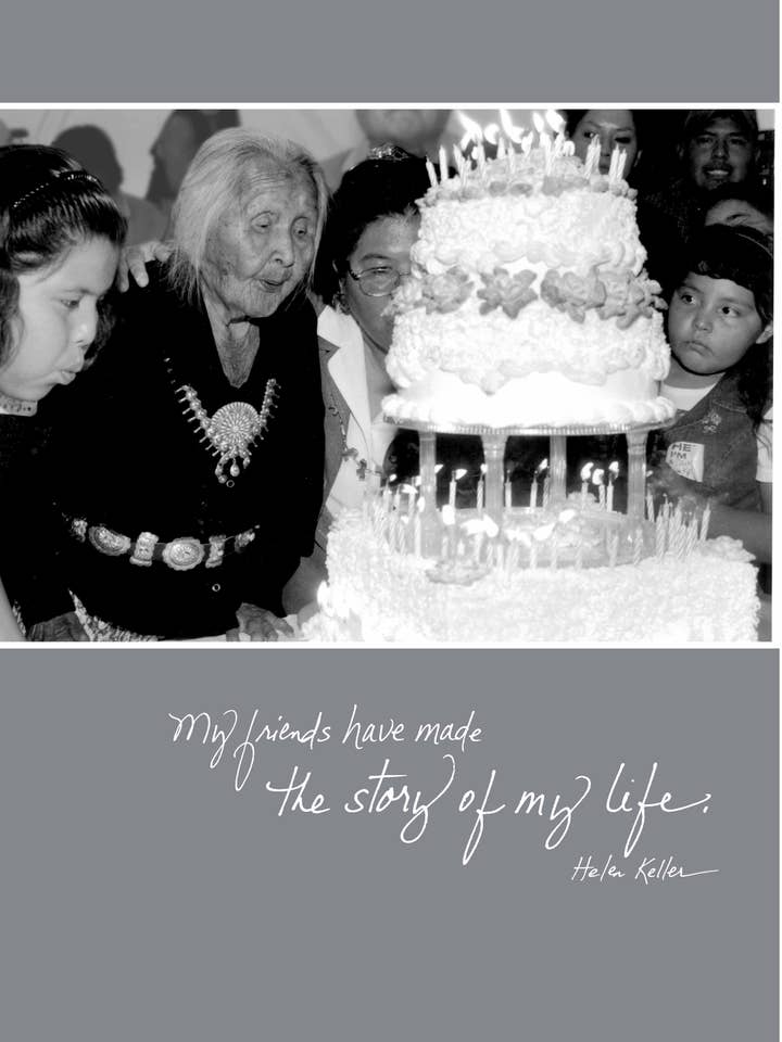 Biglietto di compleanno con citazione di Helen Keller, «Story of My Life» per la vendita all'ingrosso da parte di Bonair Daydreams