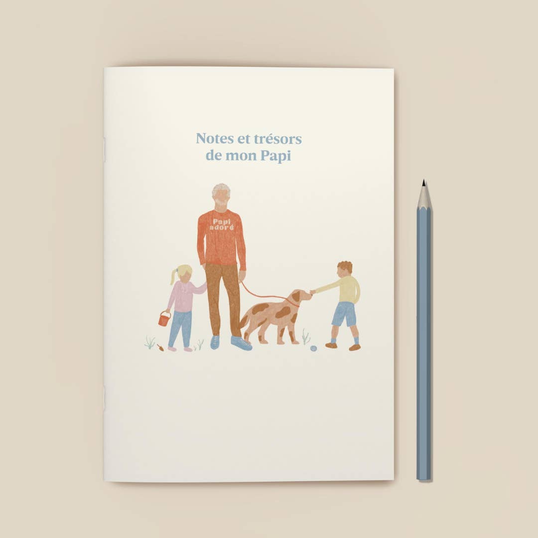 Baubels - Wholesale Notebook - Papi notebook - made in France