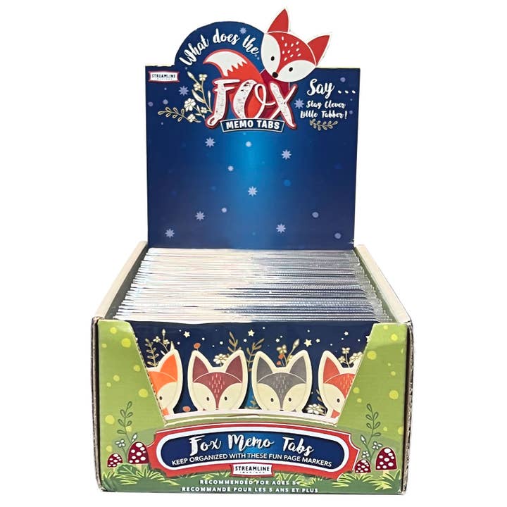 Streamline - Vente Marque-page - Onglets mémo Sweetie Fox3