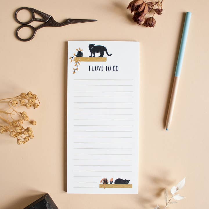 I love to do - Notepad Cats for wholesale by Katja Rub