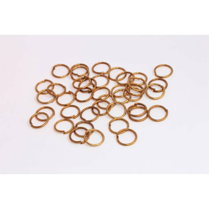 Anneaux de jonction ouverts en laiton brut 12mm, HLS15 pour la vente par QueenJewelryM