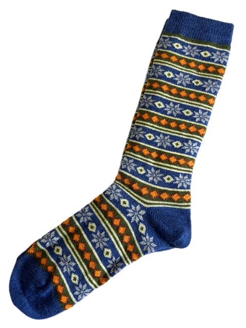 TeyArt Inc. - Vente Chaussettes – unisexe - Chaussettes en alpaga à rayures étoilées2