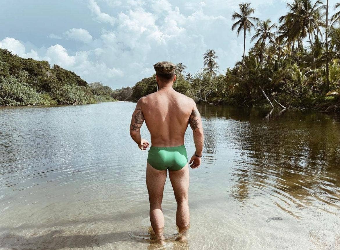 Benatti Beachwear - Vendita all'ingrosso Costume da bagno - uomo - Slip da bagno Tropical Sunga3