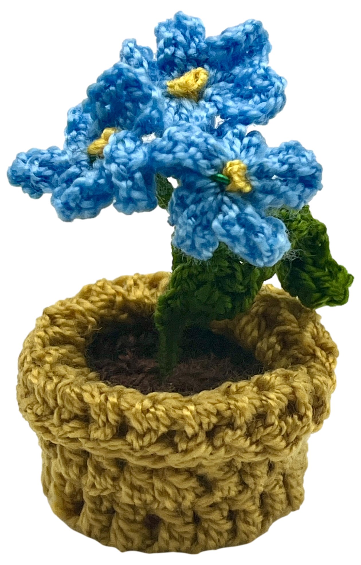 HDIF-USA - Wholesale Artificial Flowers - Crocheted Mini Flower Pots10