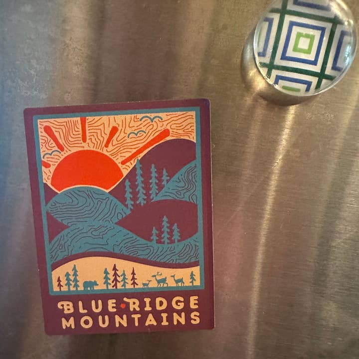 Day Ridge (The Sun Shines) // A Blue Ridge Mountains Magnet for wholesale by Menottees