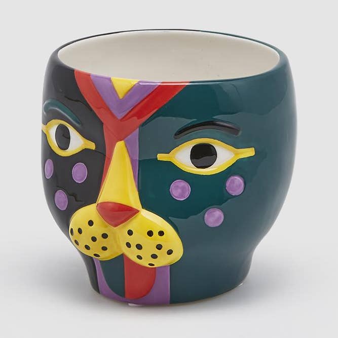 Vaasje met luipaardmotief voor wholesale door edg