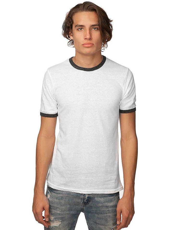 Royal Apparel - Wholesale T-Shirt - Unisex - Unisex Triblend Ringer Tee2