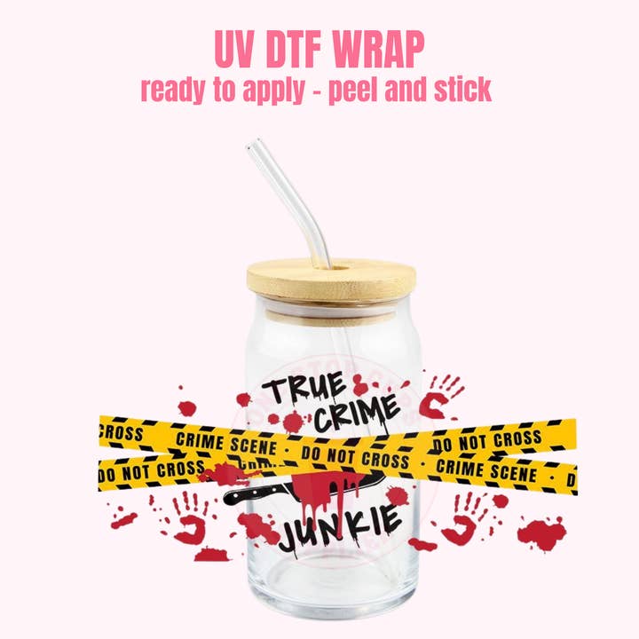 UV DTF CUP WRAP Halloween 101 for wholesale by One Stop Cups