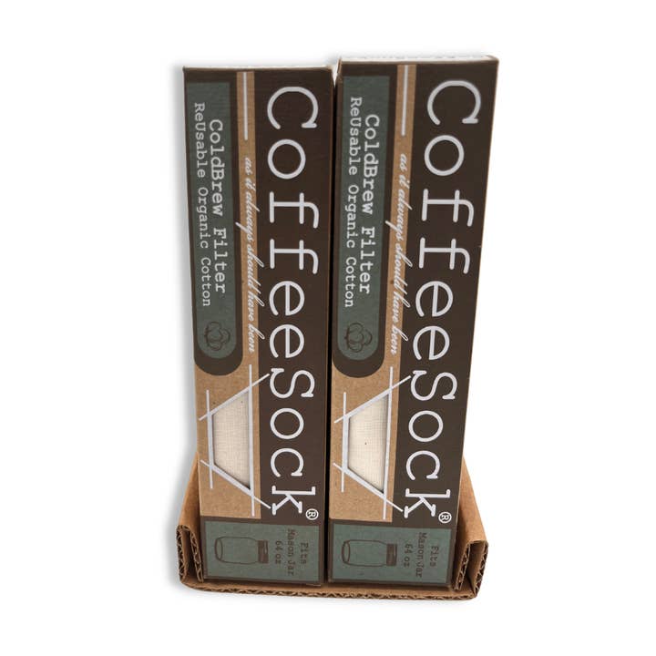 CoffeeSock - Wholesale Coffee Filter - Reusable Organic Cotton ColdBrew Coffee Filters 642