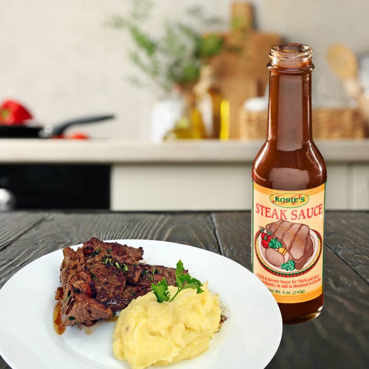 Stello Foods, Inc. - Wholesale Sauce - Stello Foods - Rosie's Steak Sauce 5 oz3