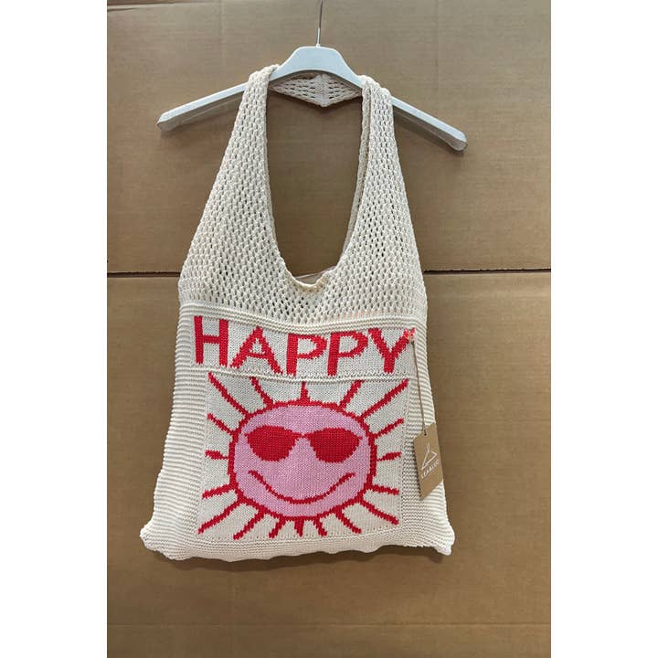 LÉA & LUC - Wholesale Tote Bag - Women's - HAPPY openwork cotton bag6