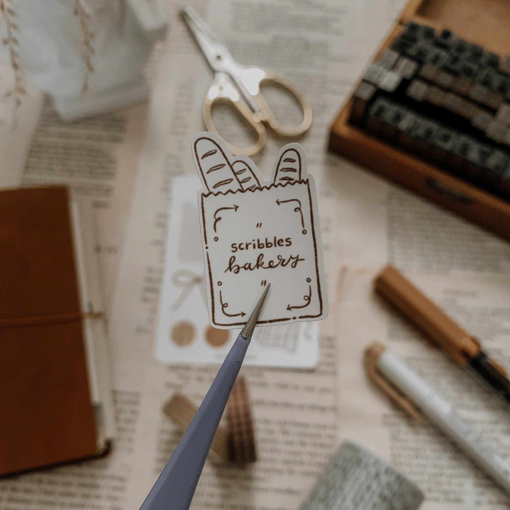 Savannah Scribbles Shop - Wholesale Sticker - At The Bakery Sticker Sheet2