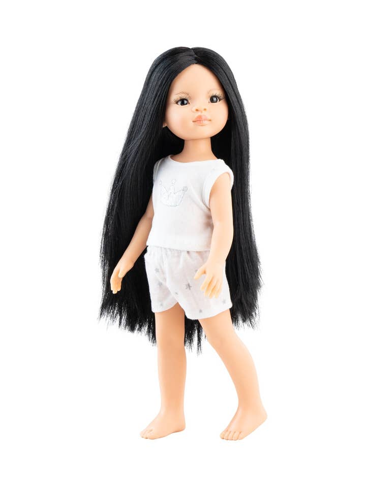 Las Amigas Doll - Paola long hair in pajamas - Paola Reina for wholesale by Shine on me Distribution