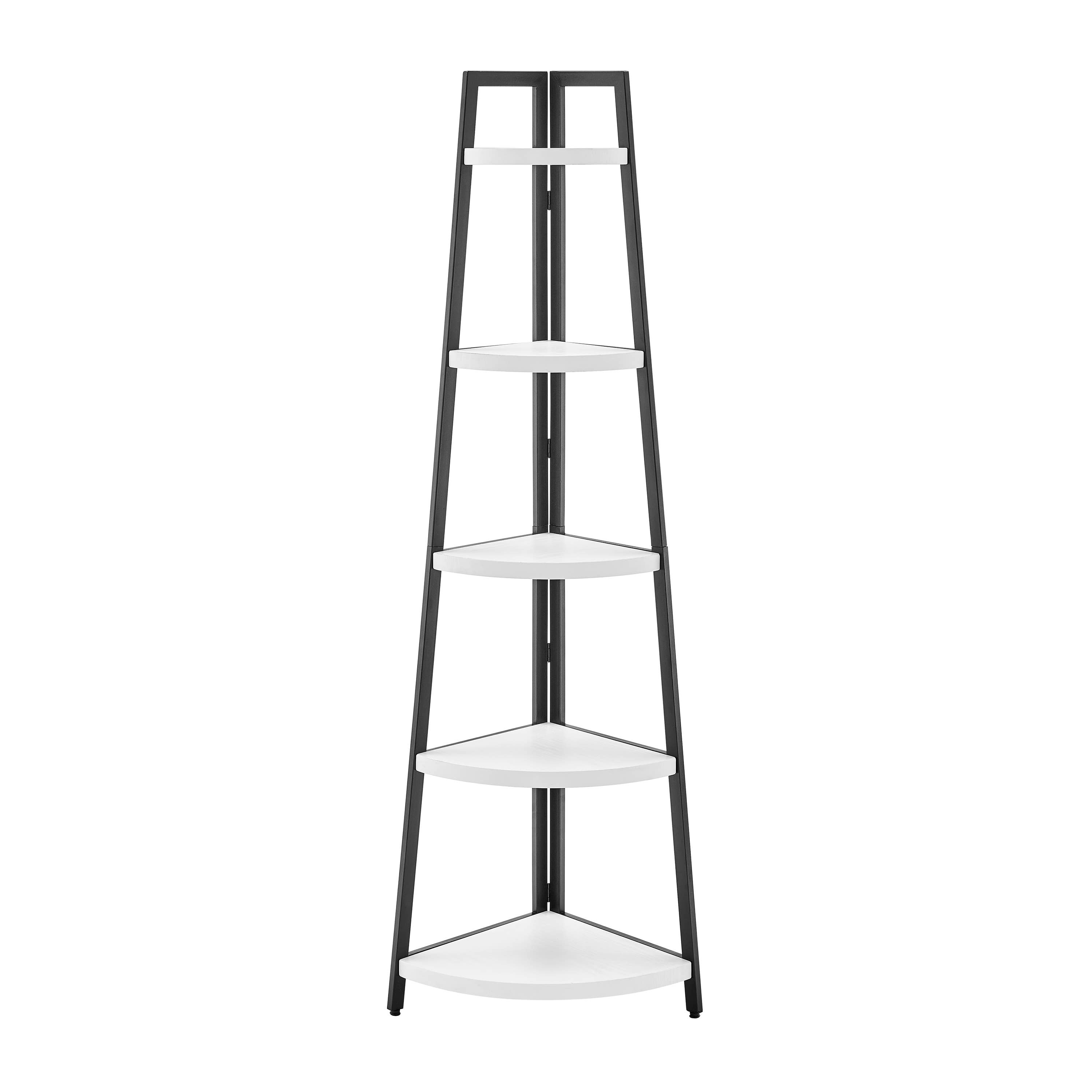 Danya B - Wholesale Free Standing Shelf - Free-Standing 5-Tier Pyramid Corner Shelf with Metal Frame7