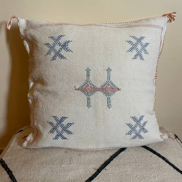 Almofada de seda sabra de cacto marroquino por atacado de MARRAKECH METACRAFT LTD