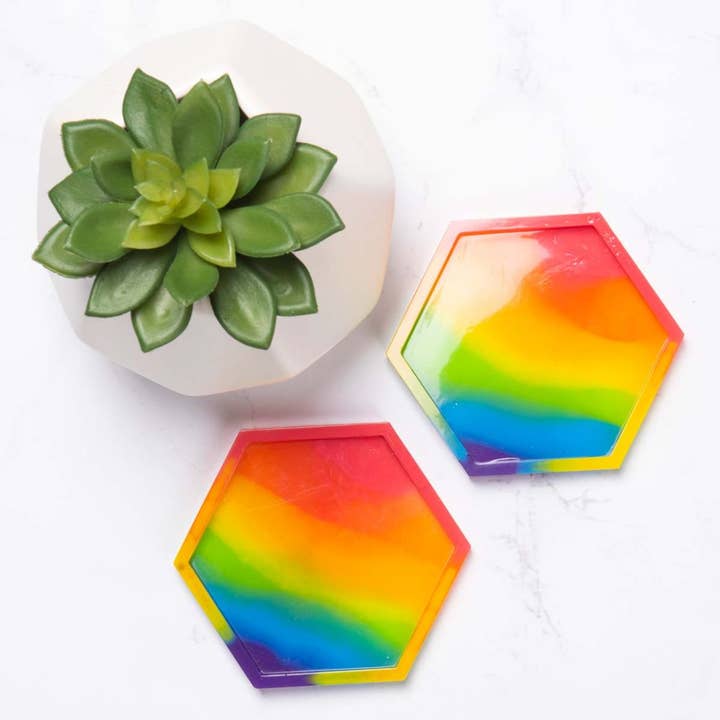 Plaid Crafts - Wholesale Craft Supplies - Mod Podge Resin Silicone Molds - Coasters 3PC