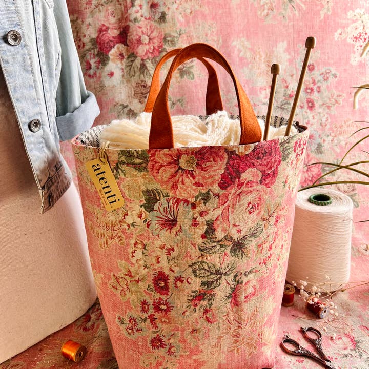 Atenti - Wholesale Tote Bag - Women's - Rosewood Hope Basket, Project Bag2