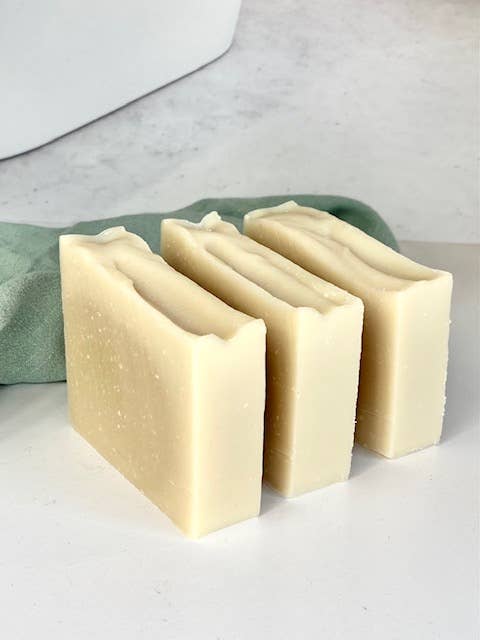 Savon au lait de chèvre non parfumé pour la vente par Tickle Creek Soap