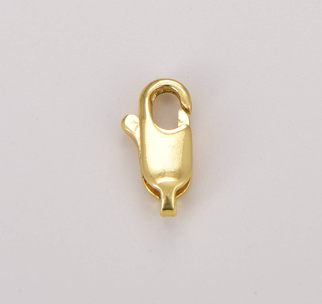 findings4uGem - Wholesale Halskettinghanger - Met goud gevulde rechthoekige sieradensluiting met karabijnklauw, CL533