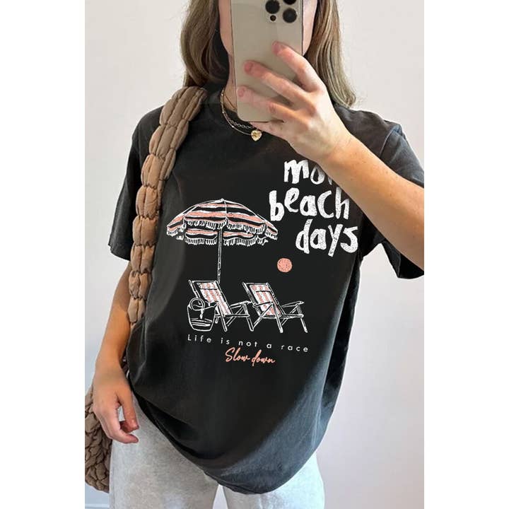 HRTandLUV - Wholesale T-Shirt (Graphic) - Women's - MORE BEACH BOYS WASHED GRAPHIC TEE