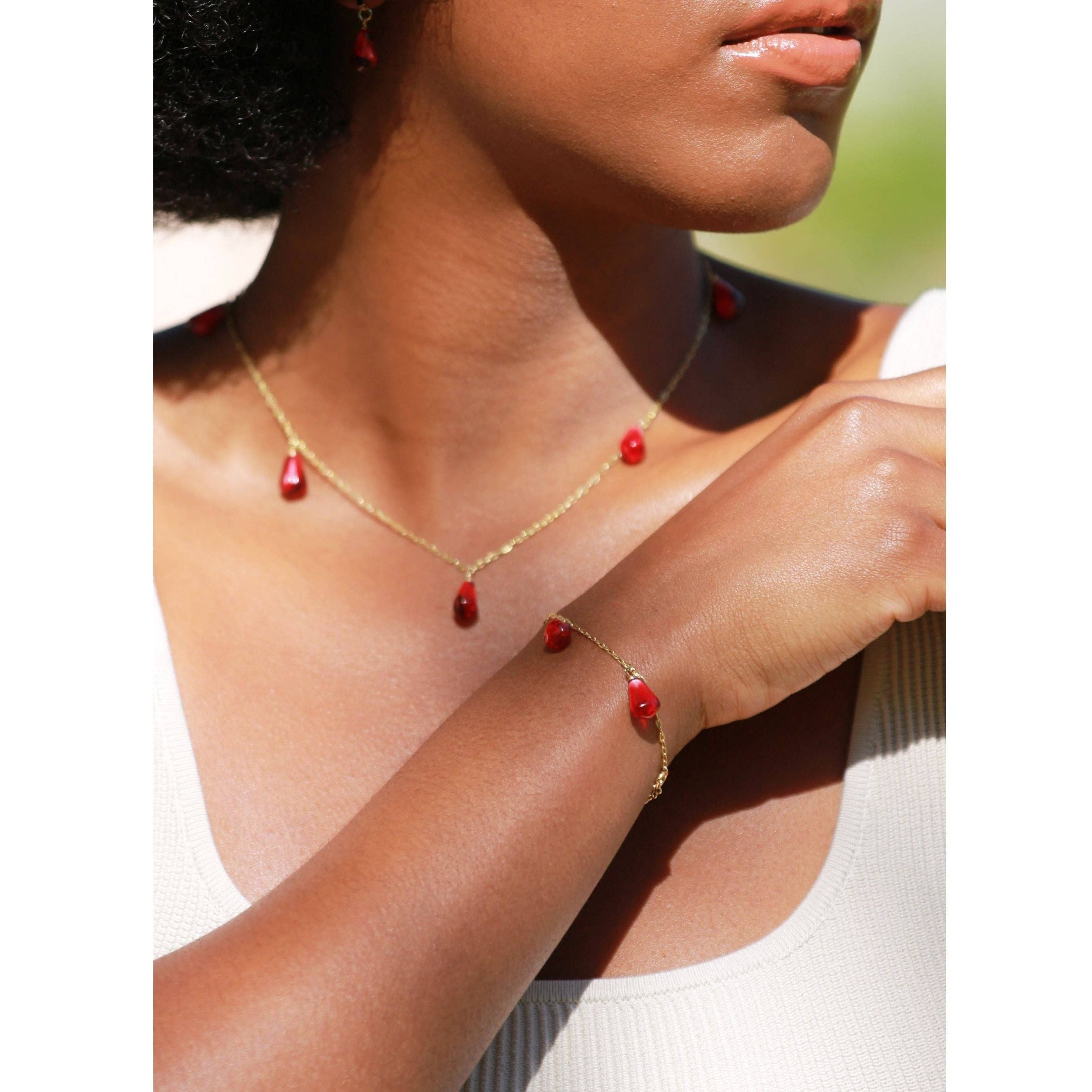 TaifJewely - Wholesale Jewelry Set - POMEGRANATE SET 44